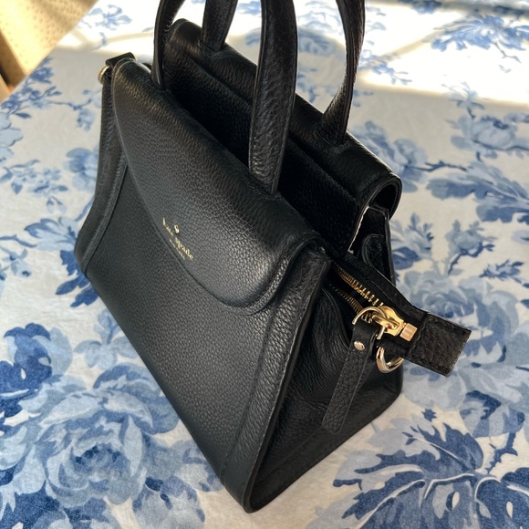 Kate Spade Black Pebbled Leather Crossbody Bag - Picture 14 of 15